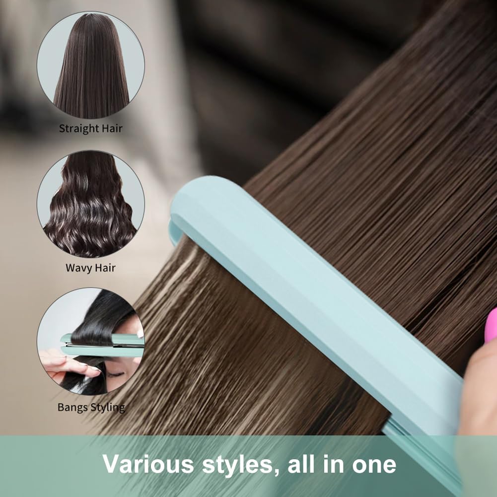 MINI PIASTRA PER CAPELLI DA VIAGGIO STIRATURA CAPELLI CON SCATOLA PROTETTIVA