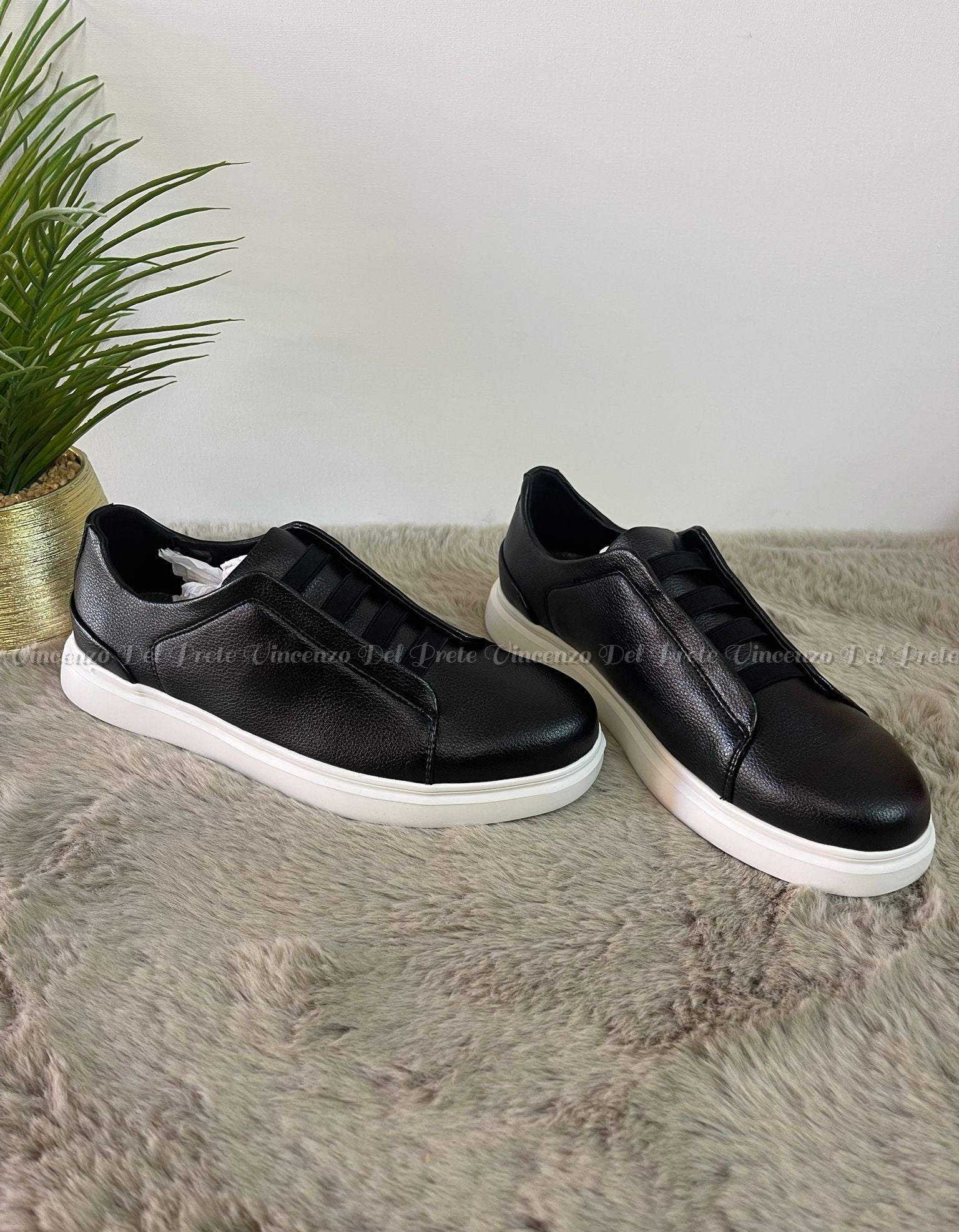 SNEAKERS IN PELLE MADE IN ITALY CON SUOLA IN GOMMA