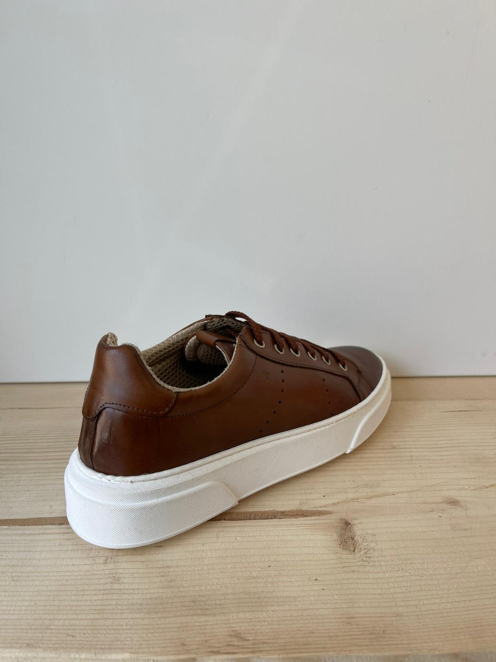 SNEAKERS IN VERA PELLE MADE IN ITALY UOMO E DONNA SUOLA BASSA
