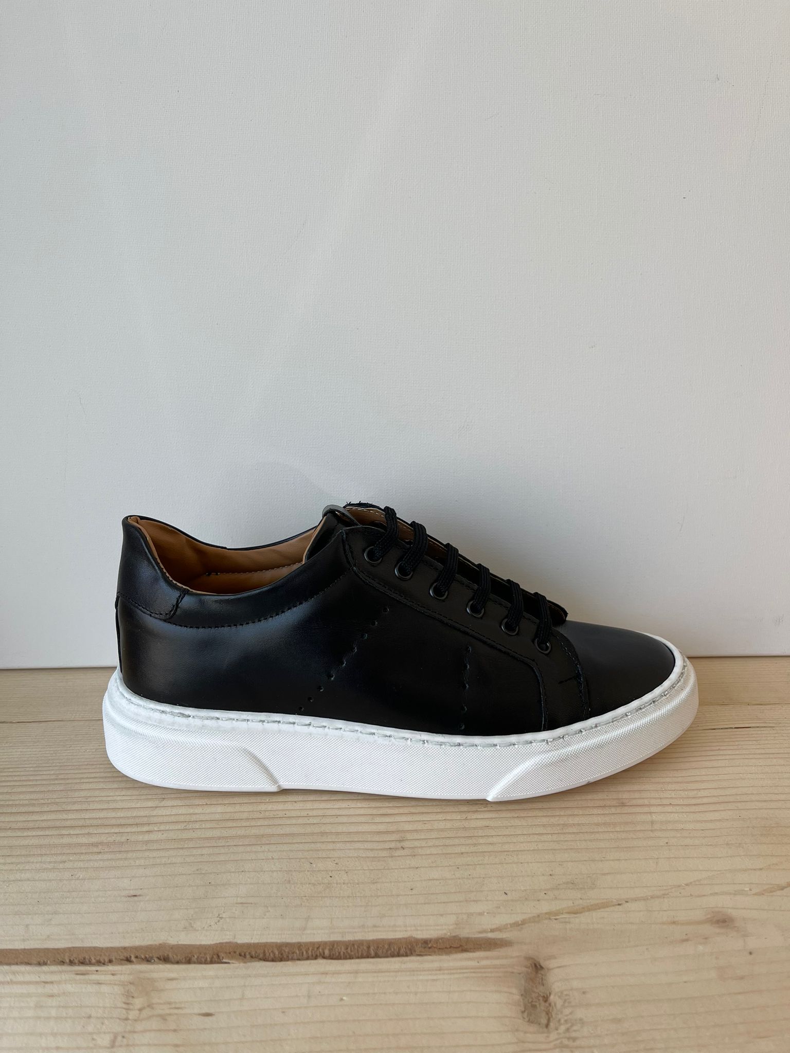 SNEAKERS IN VERA PELLE MADE IN ITALY UOMO E DONNA SUOLA BASSA