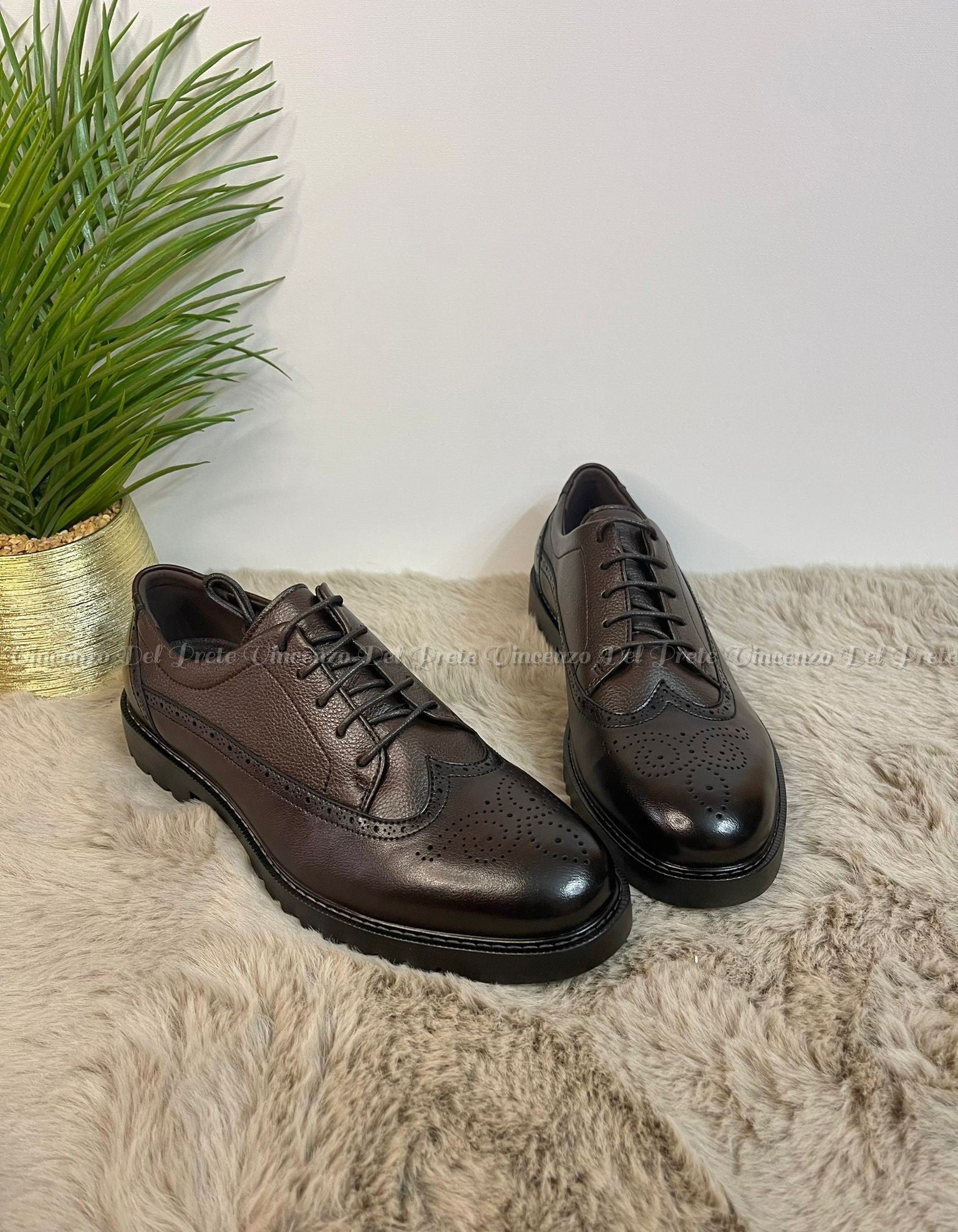 FRANCESINE STRINGATE IN PELLE CON SUOLA ALTA IN GOMMA