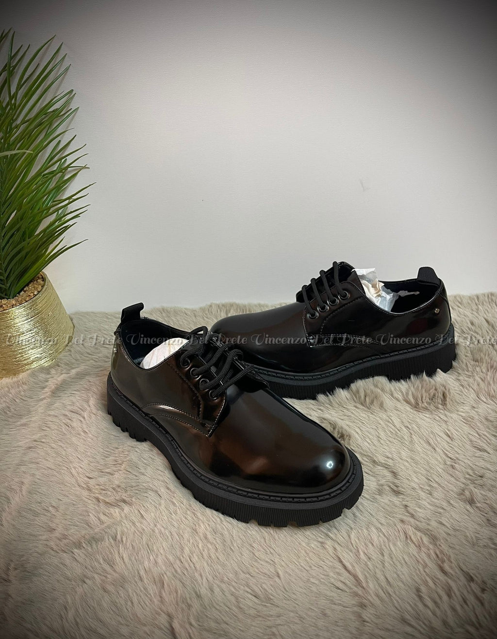 STRINGATE IN PELLE TAGLIO CLASSICO CON SUOLA IN GOMMA