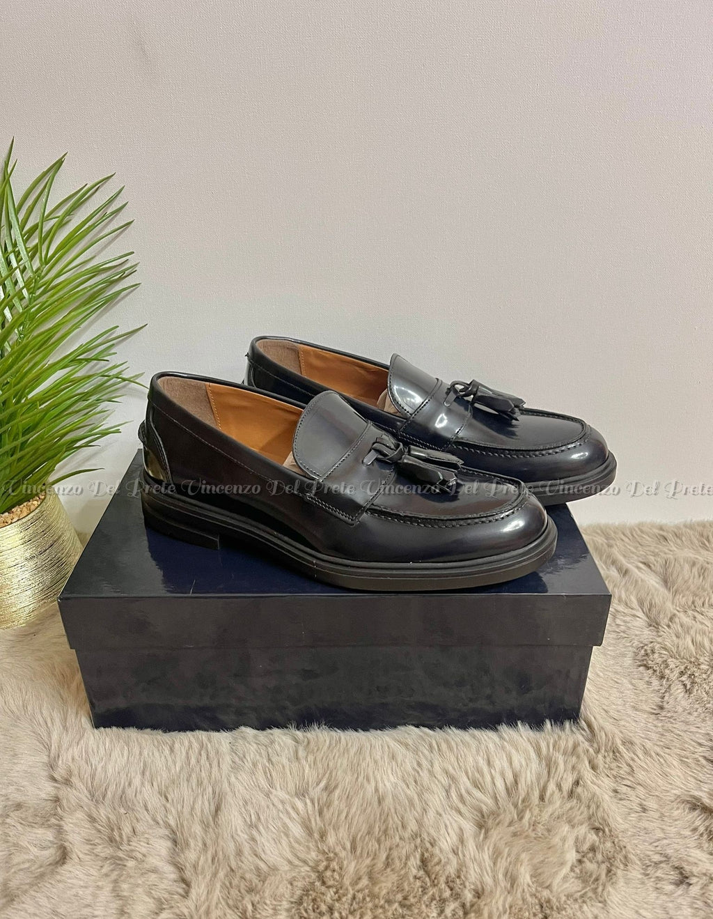 MOCASSINI IN PELLE MADE IN ITALY CON SUOLA IN GOMMA