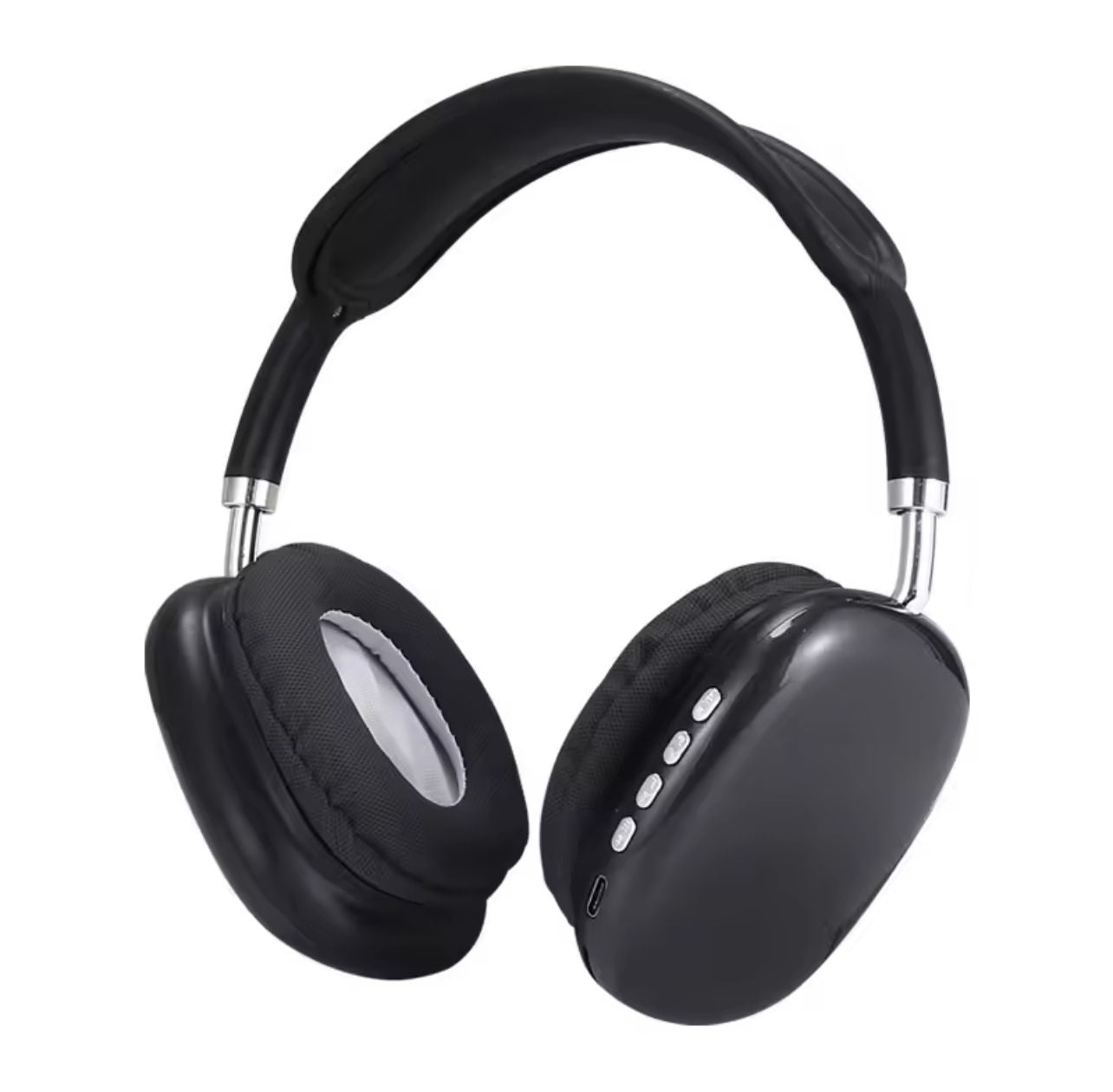 CUFFIE BLUETOOTH RICARICABILE SENZA FILI WIRELESS PER PC SMARTPHONE - NERO