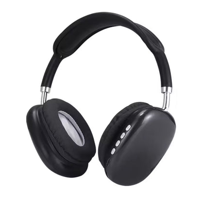 CUFFIE BLUETOOTH RICARICABILE SENZA FILI WIRELESS PER PC SMARTPHONE - NERO