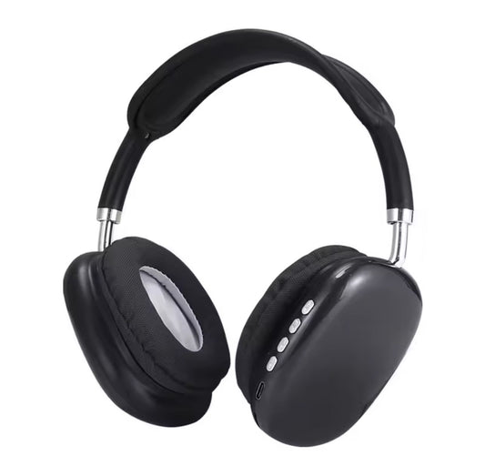 CUFFIE BLUETOOTH RICARICABILE SENZA FILI WIRELESS PER PC SMARTPHONE - NERO