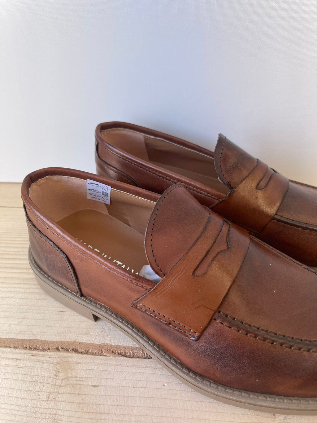 MOCASSINI TASSEL LOAFER IN VERA PELLE MADE IN ITALY CLASSICO SUOLA IN GOMMA