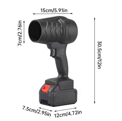SOFFIATORE SUPER POTENTE TURBO CON 2 BATTERIE LION 48V ASCIUGATRICE PORTATILE CON VALIGETTA