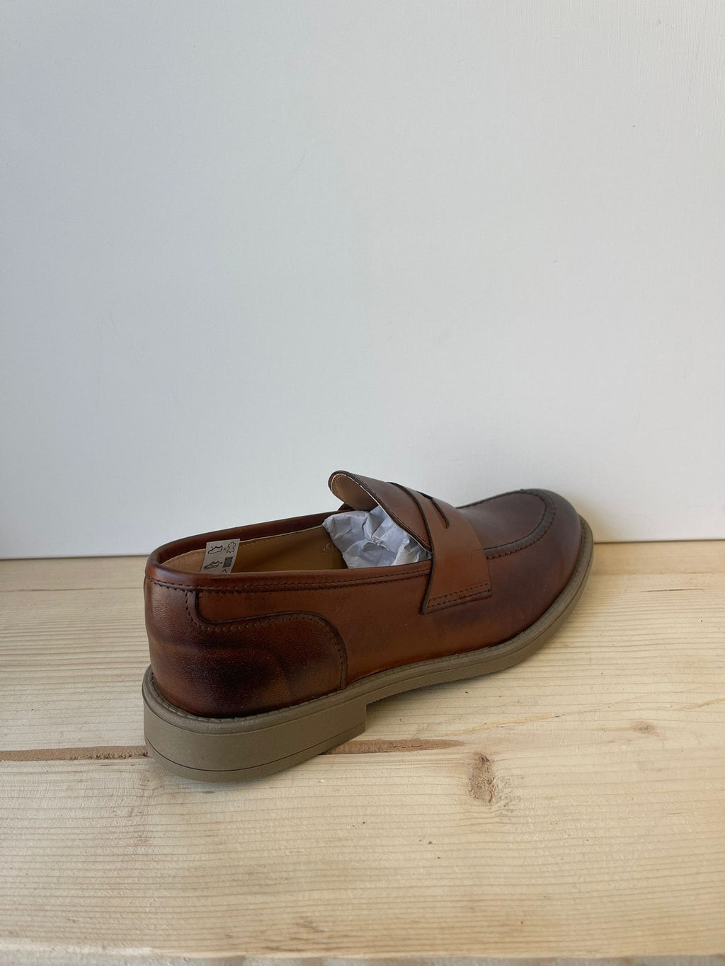 MOCASSINI TASSEL LOAFER IN VERA PELLE MADE IN ITALY CLASSICO SUOLA IN GOMMA