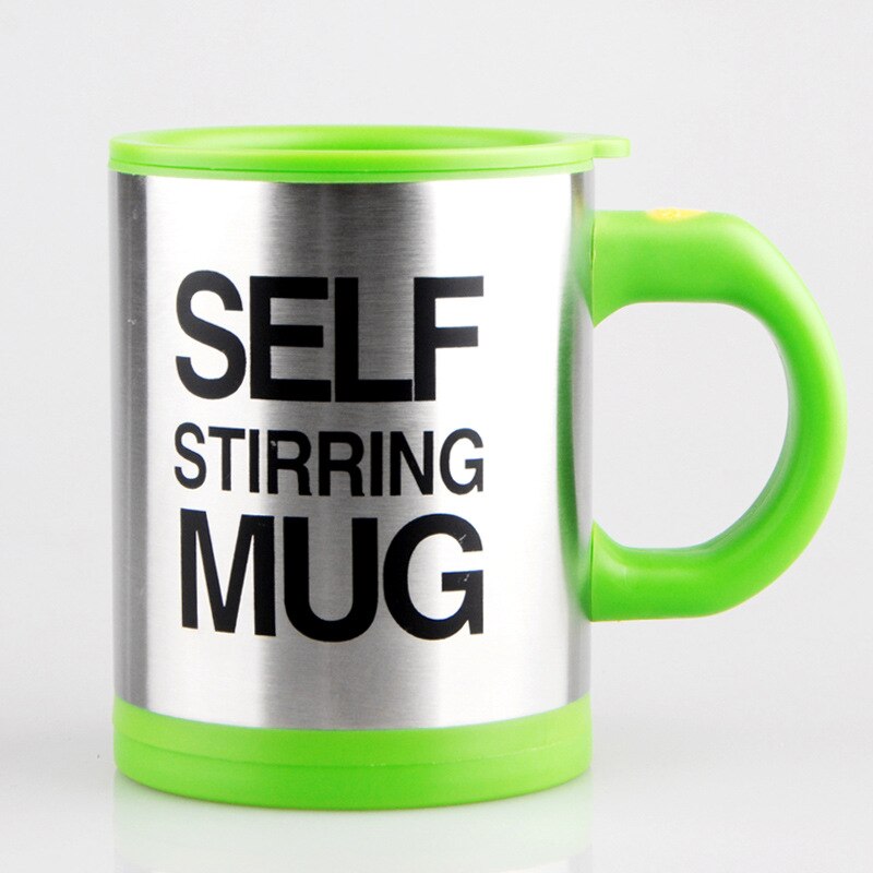 TAZZA AUTOMESCOLANTE TERMICA SELF STIRRING MUG MISCELATORE A BATTERIE BEVANDE