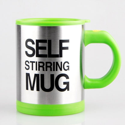 TAZZA AUTOMESCOLANTE TERMICA SELF STIRRING MUG MISCELATORE A BATTERIE BEVANDE