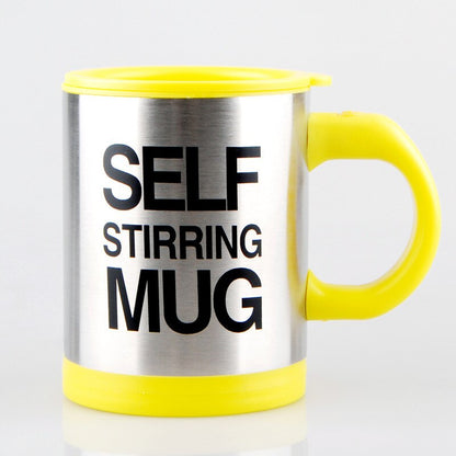 TAZZA AUTOMESCOLANTE TERMICA SELF STIRRING MUG MISCELATORE A BATTERIE BEVANDE