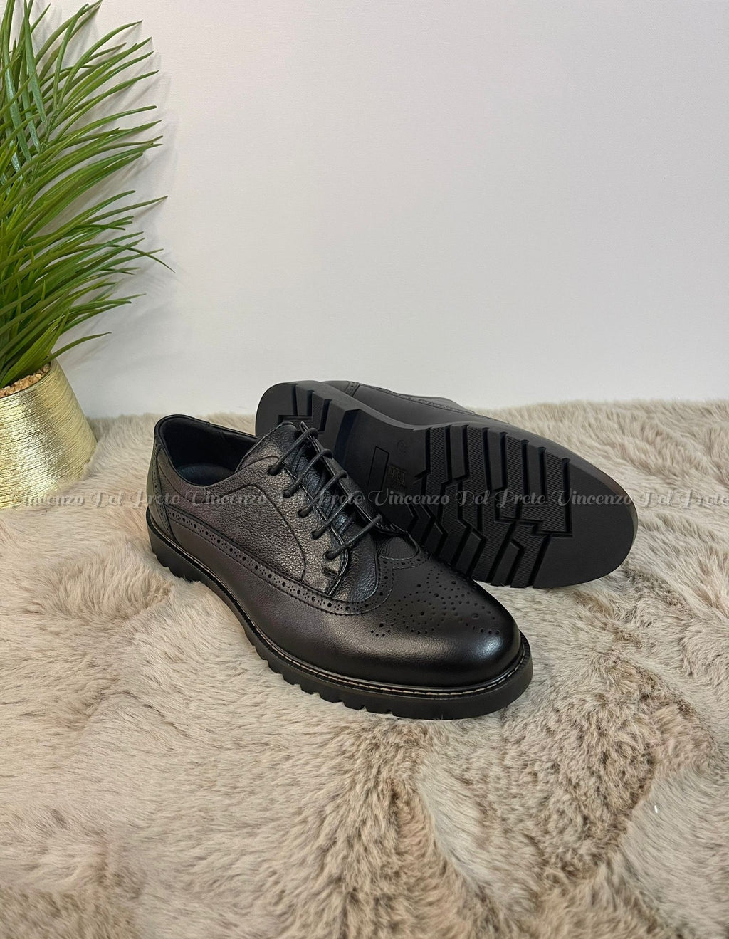 FRANCESINE STRINGATE IN PELLE CON SUOLA ALTA IN GOMMA