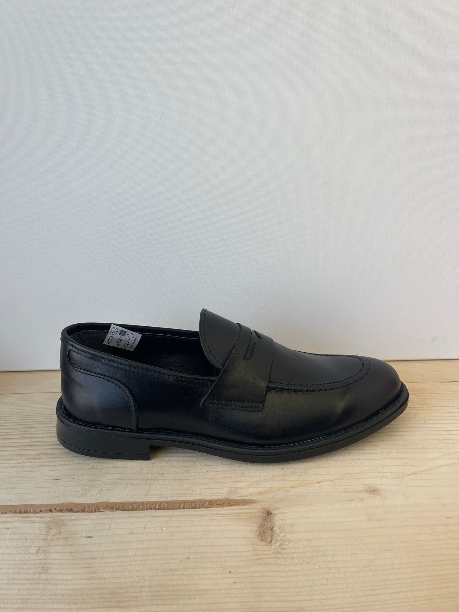 MOCASSINI TASSEL LOAFER IN VERA PELLE MADE IN ITALY CLASSICO SUOLA IN GOMMA