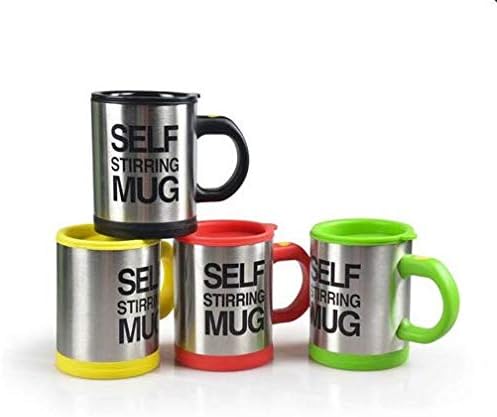 TAZZA AUTOMESCOLANTE TERMICA SELF STIRRING MUG MISCELATORE A BATTERIE BEVANDE