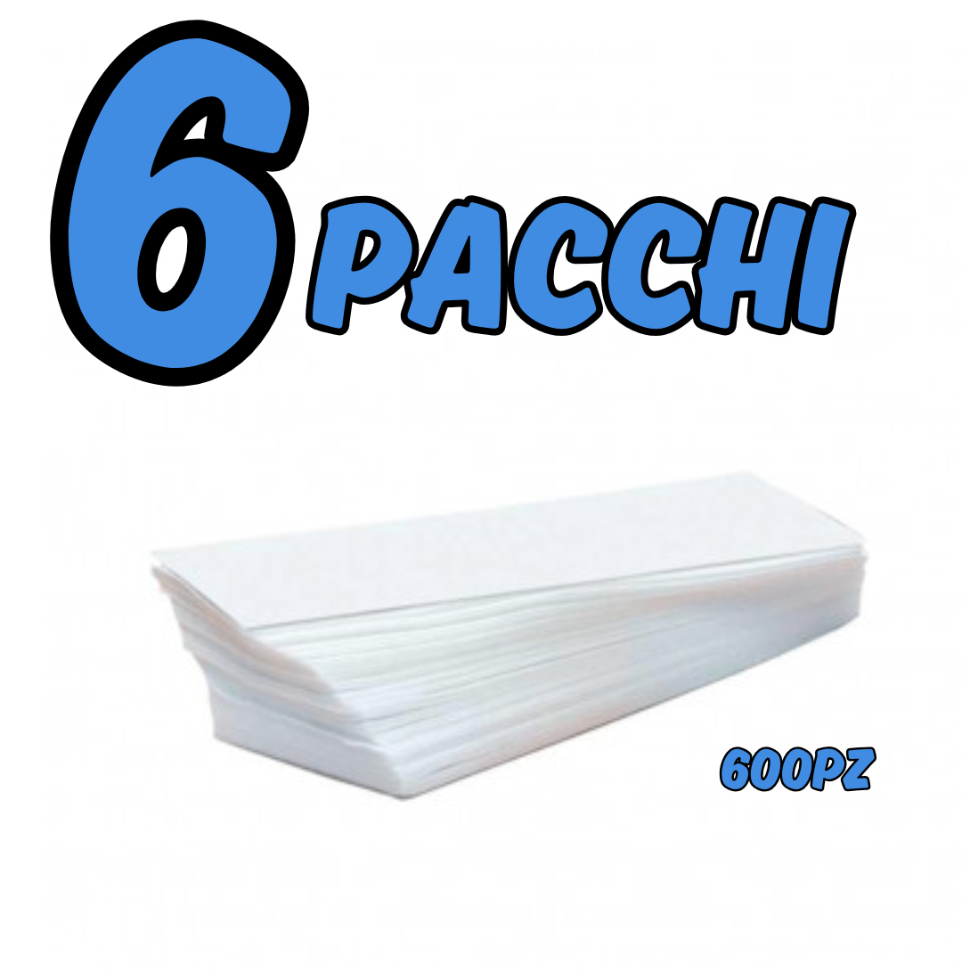 STRISCE DEPILATORIE PER CERA PACCO DA 100PZ 7X20 CM PER CERETTA DEPILAZIONE