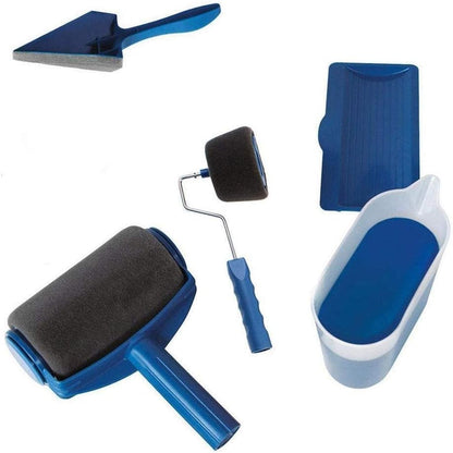SET RULLO VERNICE PITTURA RICARICABILE CON SERBATOIO INTERNO MANICO ALLUNGABILE SERBATOIO DI 1 LITRO