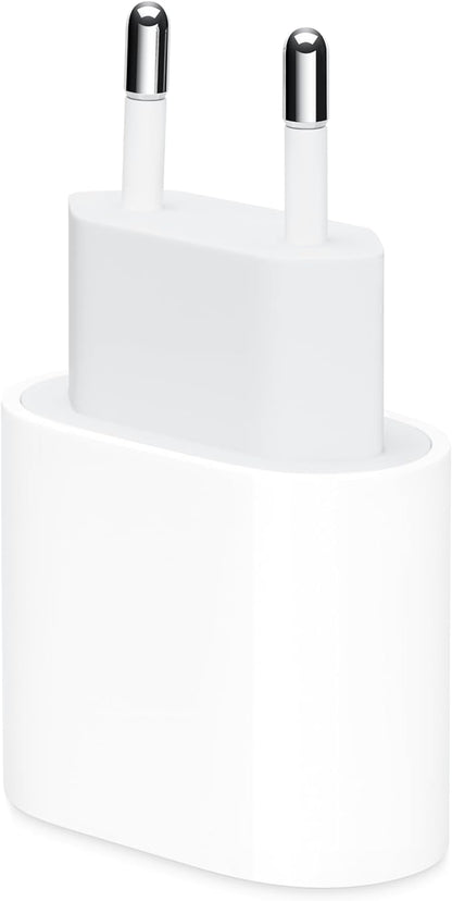 ALIMENTATORE DI CARICA USB TYPE-C FAST 20W CARICATORE SPINA EUROPA TUTTI I DISPOSITIVI