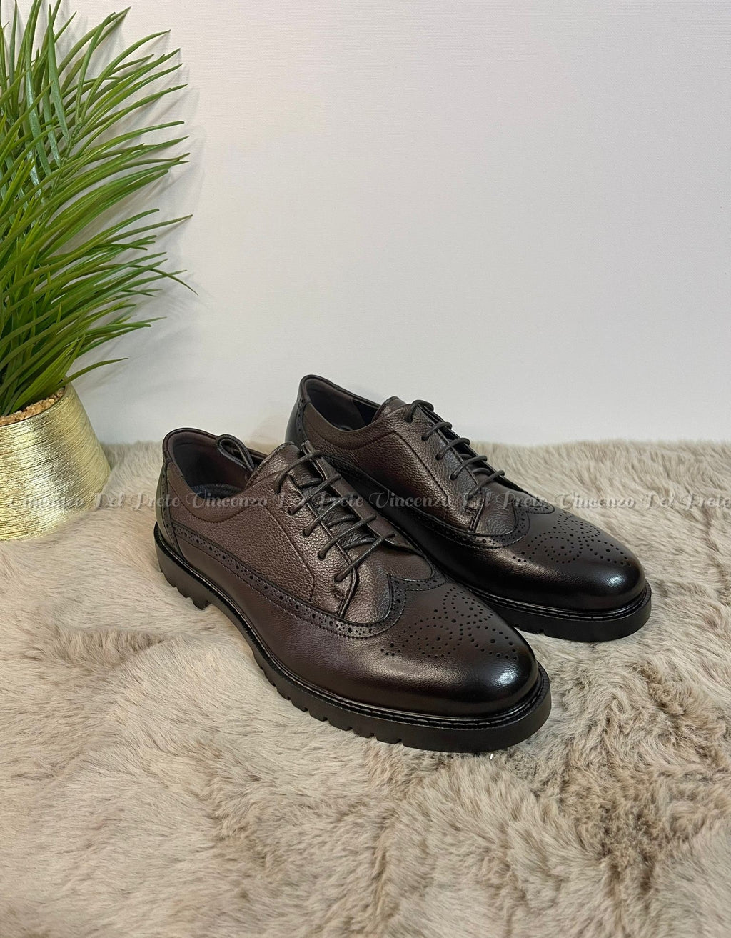 FRANCESINE STRINGATE IN PELLE CON SUOLA ALTA IN GOMMA