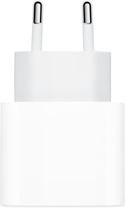 ALIMENTATORE DI CARICA USB TYPE-C FAST 20W CARICATORE SPINA EUROPA TUTTI I DISPOSITIVI