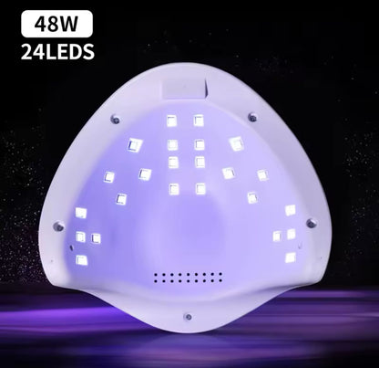 LAMPADA 48W UV LED FORNETTO RICOSTRUZIONE UNGHIE PREOFESSIONALE SALONE MANICURE