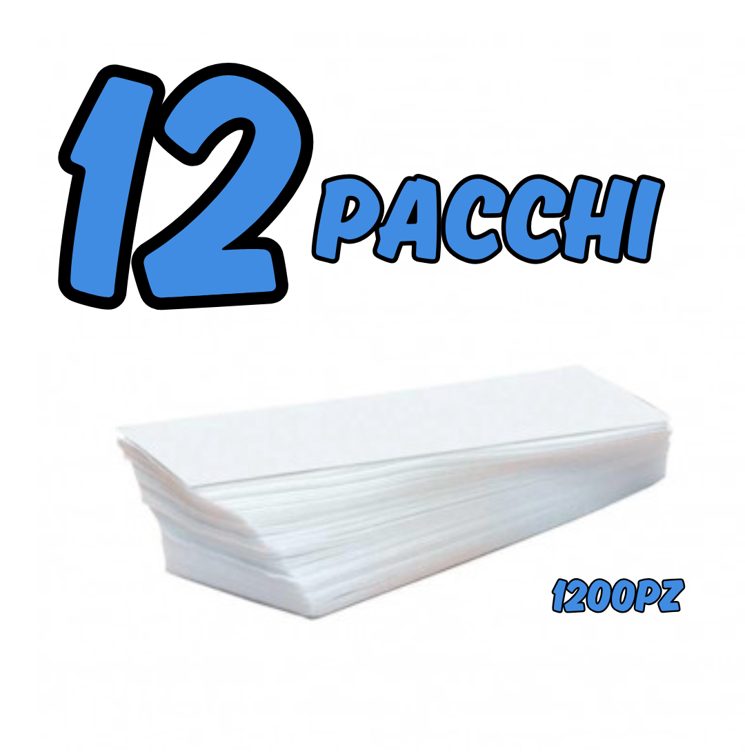STRISCE DEPILATORIE PER CERA PACCO DA 100PZ 7X20 CM PER CERETTA DEPILAZIONE