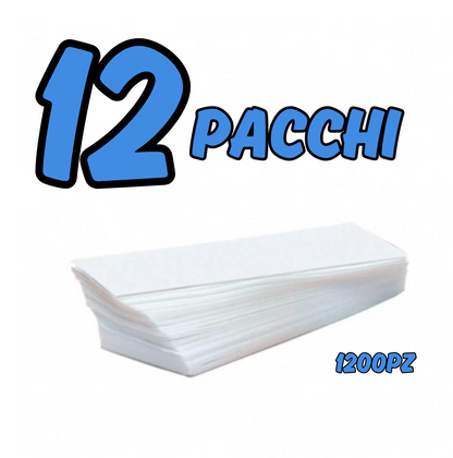 STRISCE DEPILATORIE PER CERA PACCO DA 100PZ 7X20 CM PER CERETTA DEPILAZIONE
