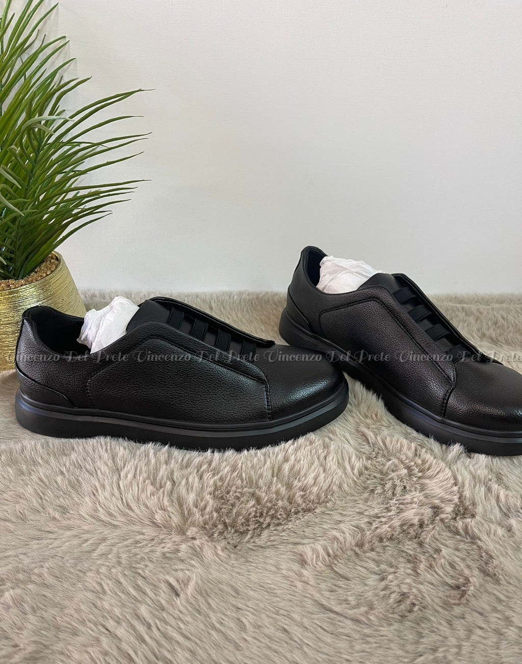 SNEAKERS IN PELLE MADE IN ITALY CON SUOLA IN GOMMA