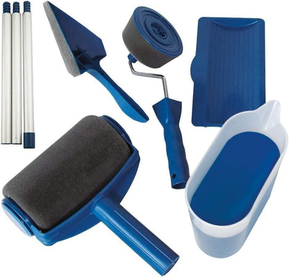 SET RULLO VERNICE PITTURA RICARICABILE CON SERBATOIO INTERNO MANICO ALLUNGABILE SERBATOIO DI 1 LITRO