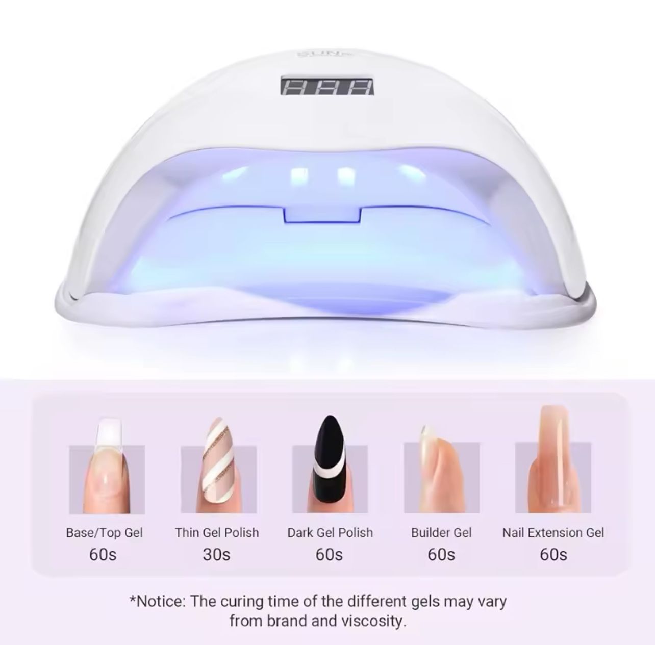 LAMPADA 48W UV LED FORNETTO RICOSTRUZIONE UNGHIE PREOFESSIONALE SALONE MANICURE
