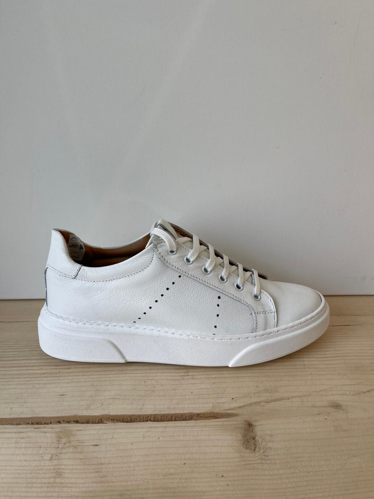 SNEAKERS IN VERA PELLE MADE IN ITALY UOMO E DONNA SUOLA BASSA