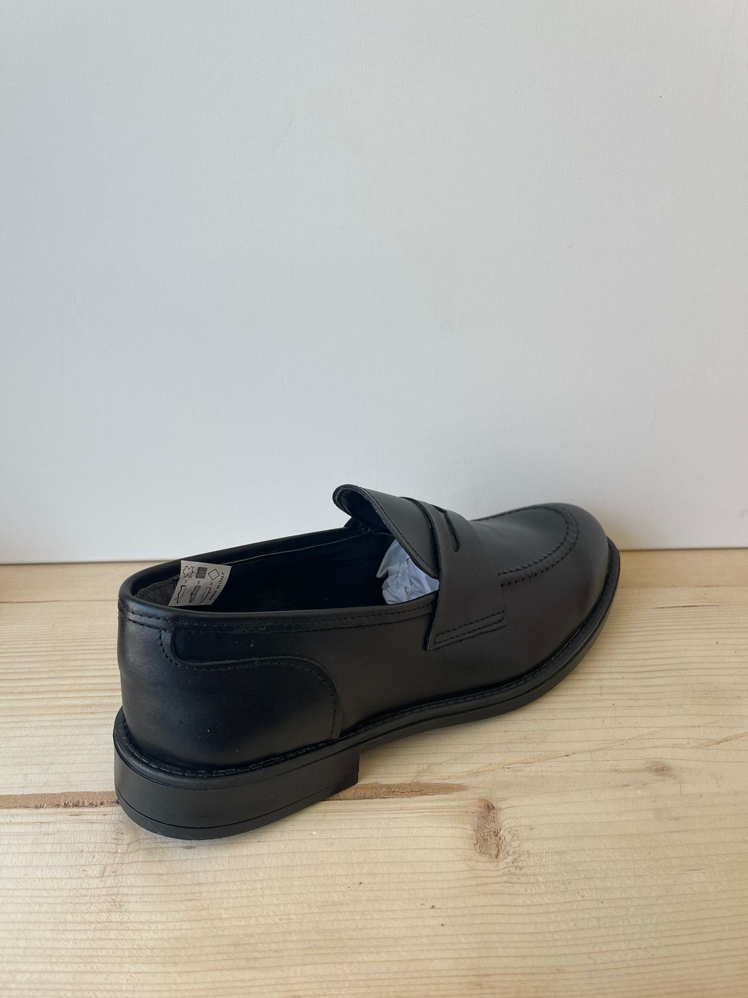 MOCASSINI TASSEL LOAFER IN VERA PELLE MADE IN ITALY CLASSICO SUOLA IN GOMMA