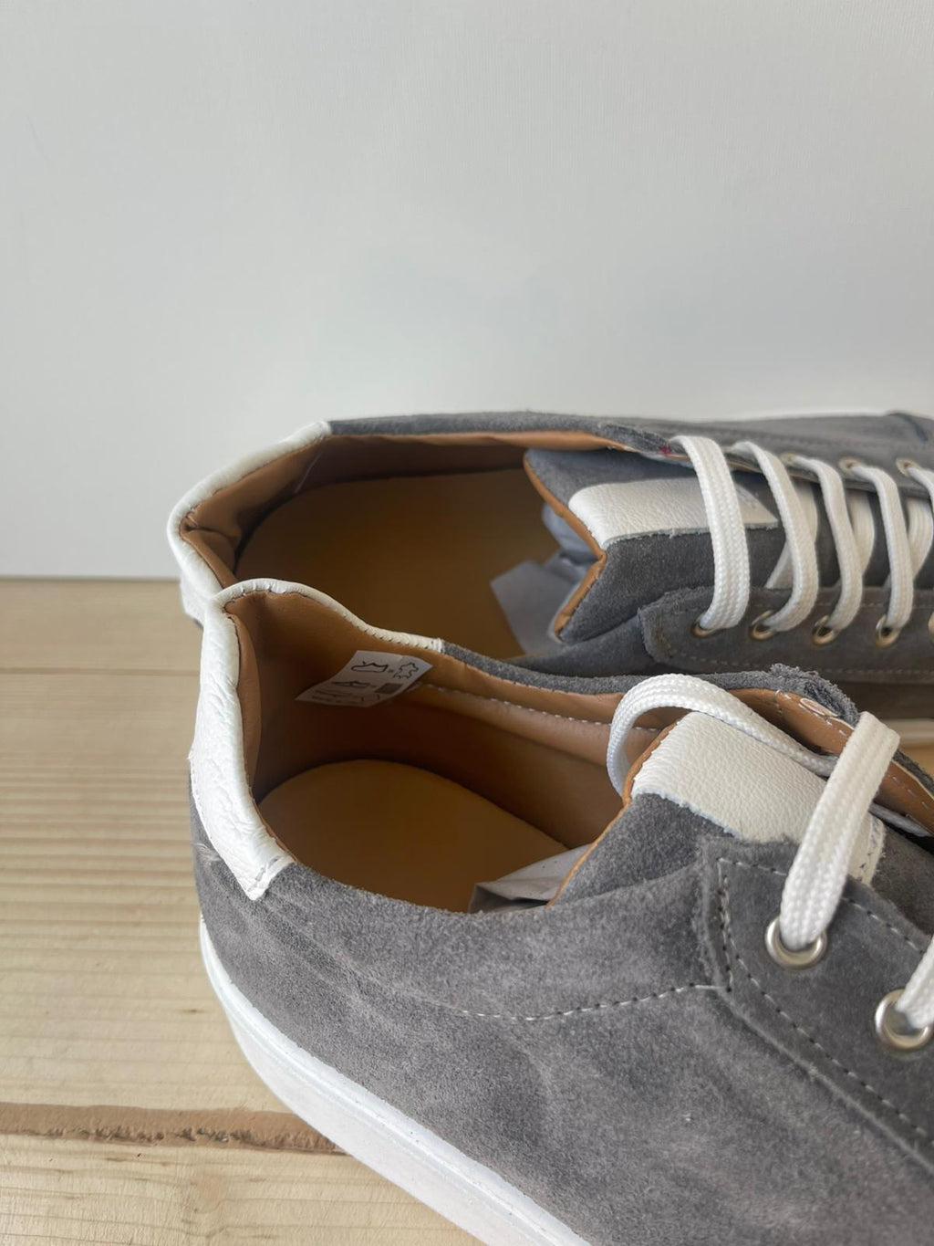 SNEAKERS IN VERA PELLE CAMOSCIO MADE IN ITALY UOMO E DONNA SUOLA BASSA