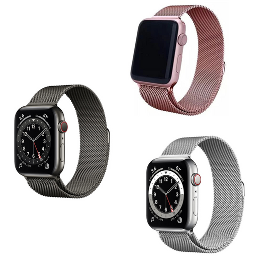 CINTURINO IN METALLO COMPATIBILE CON APPLE WATCH 42mm 44mm 45mm 49mm