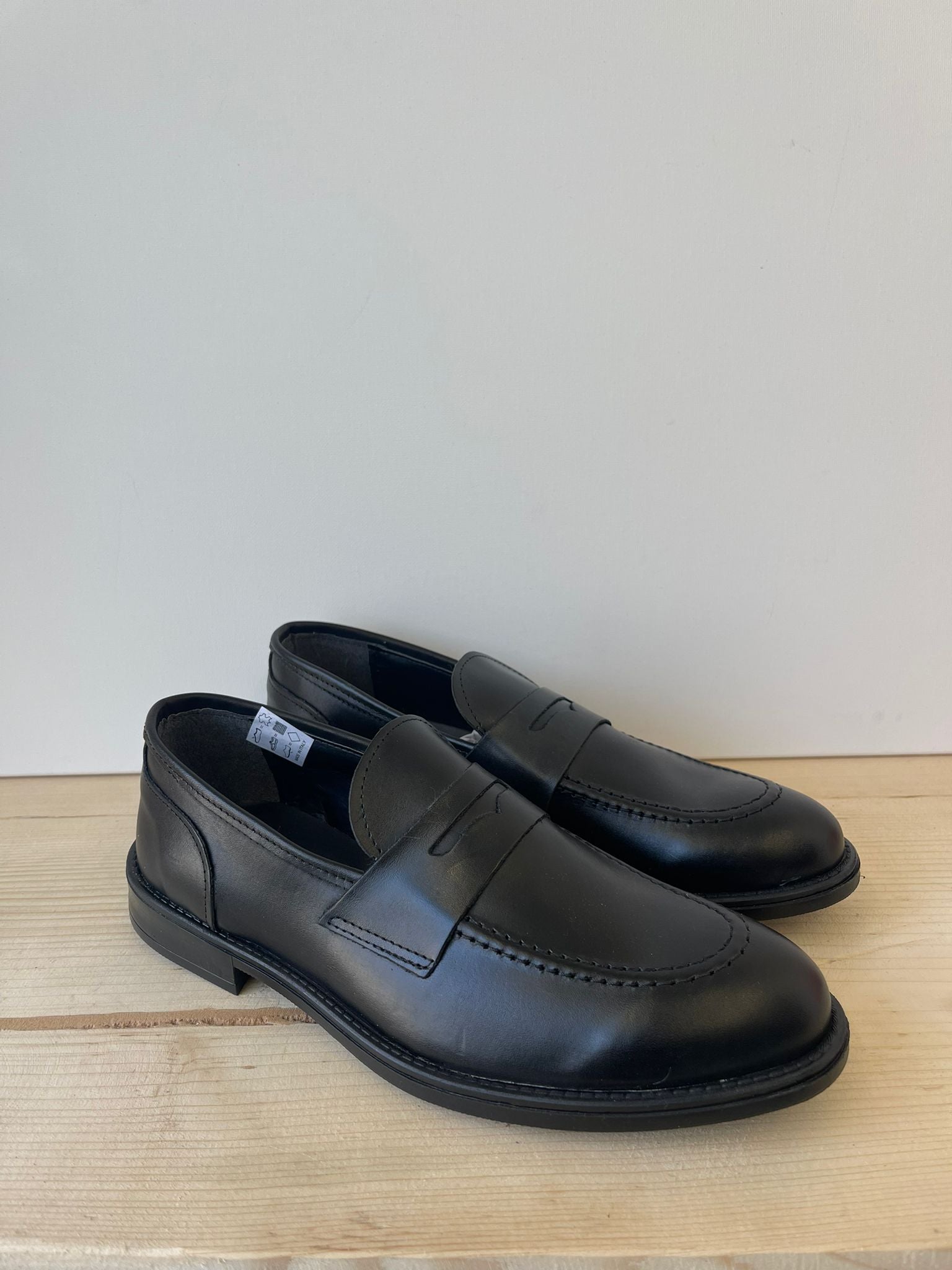 MOCASSINI TASSEL LOAFER IN VERA PELLE MADE IN ITALY CLASSICO SUOLA IN GOMMA