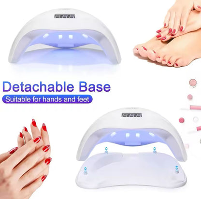LAMPADA 48W UV LED FORNETTO RICOSTRUZIONE UNGHIE PREOFESSIONALE SALONE MANICURE