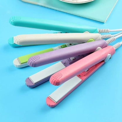 MINI PIASTRA PER CAPELLI DA VIAGGIO STIRATURA CAPELLI CON SCATOLA PROTETTIVA