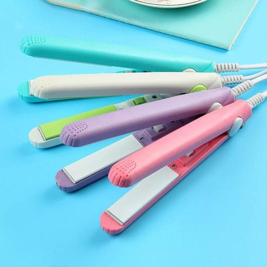 MINI PIASTRA PER CAPELLI DA VIAGGIO STIRATURA CAPELLI CON SCATOLA PROTETTIVA