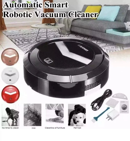 ROBOT ASPIRAPOLVERE AUTOMATICO INTELLIGENTE PULIZIA CASA PAVIMENTO POLVERE PELO