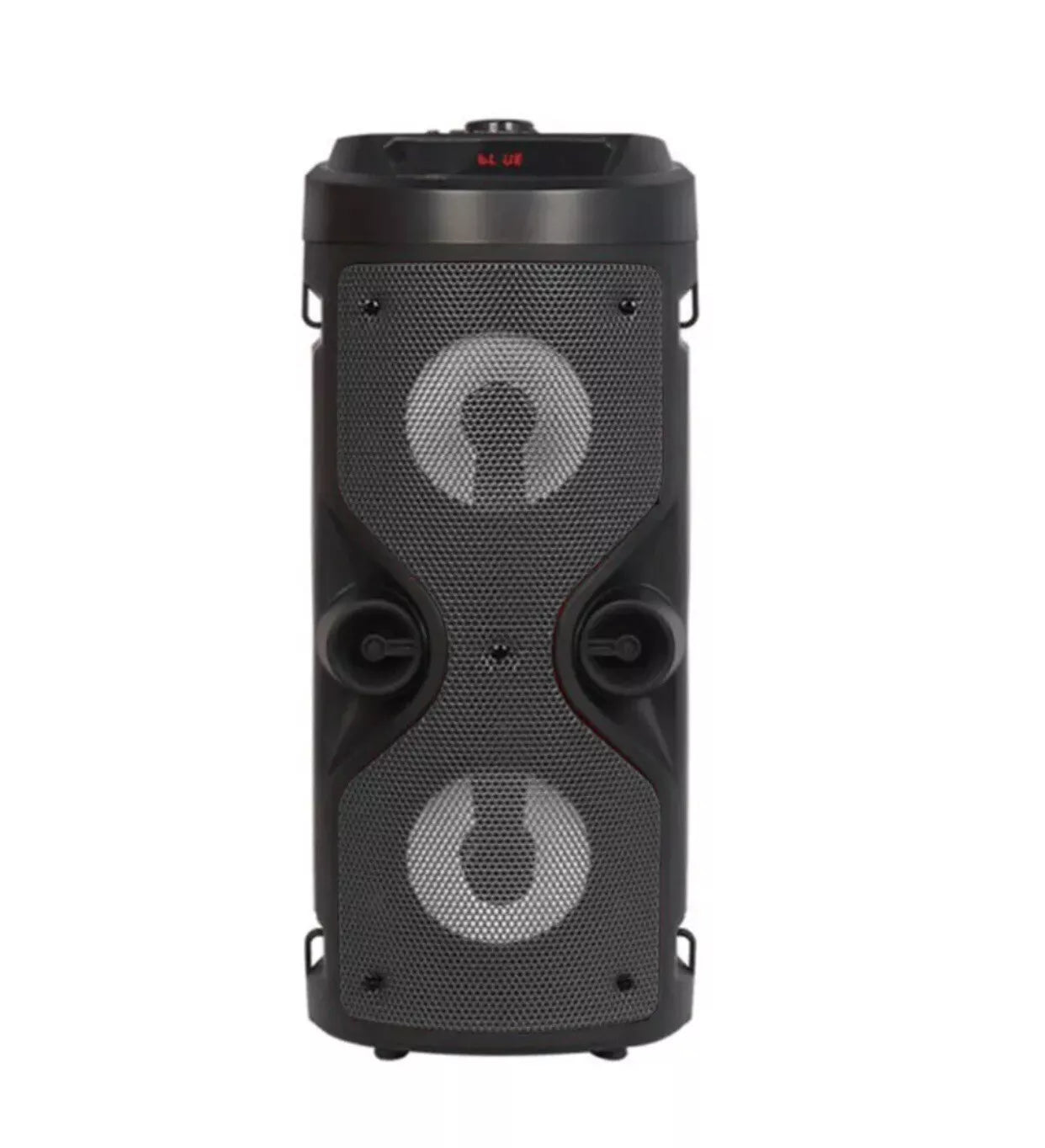 CASSA PORTATILE BLUETOOTH LED ALTOPARLANTE CON MICROFONO RADIO FM RICARICABILE