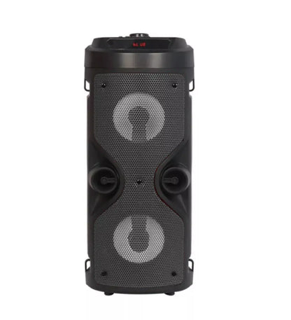 CASSA PORTATILE BLUETOOTH LED ALTOPARLANTE CON MICROFONO RADIO FM RICARICABILE