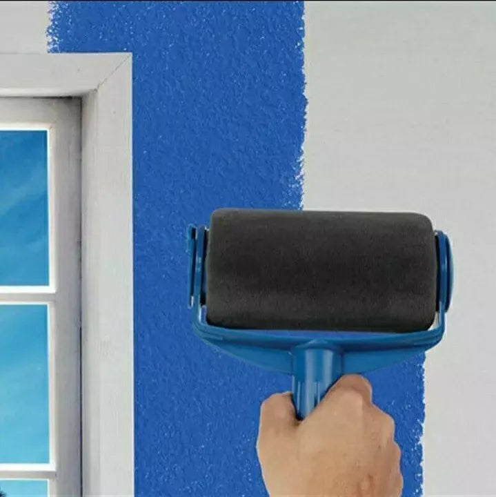 SET RULLO VERNICE PITTURA RICARICABILE CON SERBATOIO INTERNO MANICO ALLUNGABILE SERBATOIO DI 1 LITRO