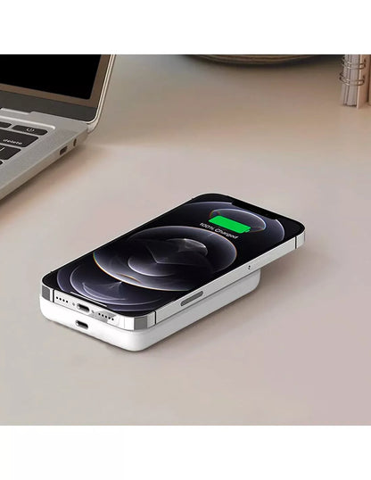 POWER BANK MAGNETICO 12000 MAH 15w CARICATORE WIRELESS COMPATIBILE MAGSAFE UNIVERSAL